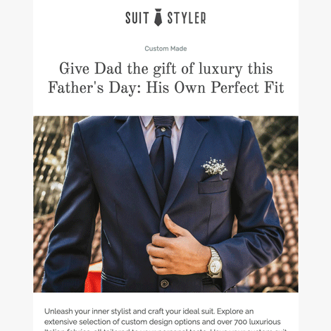 Father's Day Custom Suits